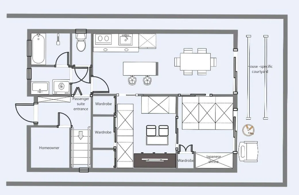 Jr 66Sqm 1F Family Suite 2Ldk Jr Koiwa-Keisei Koiwa-Asakusa-Oshiage-Shinjuku-Ueno Tokyo Lejlighed